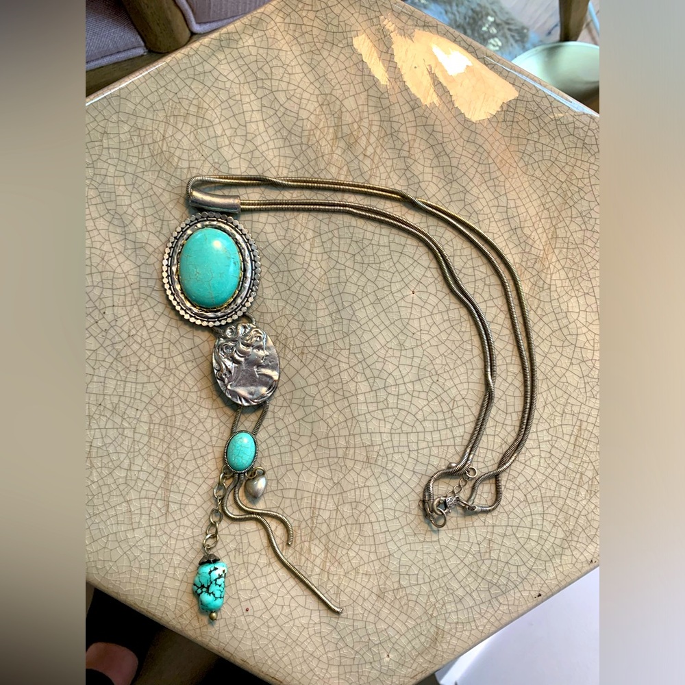 Vintage pendant chain necklace